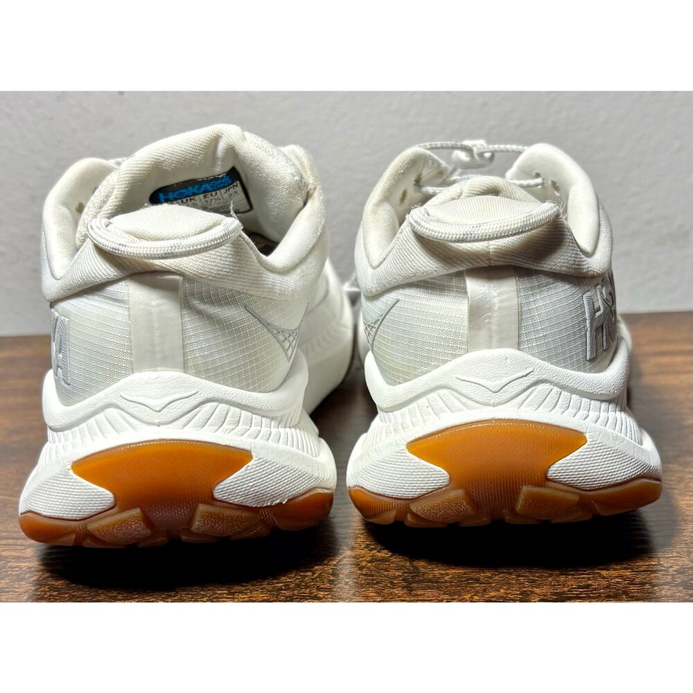 Hoka Transport White Gum Running Shoes Women's Size 6B Sneakers 1123154 WWH - Picture 5 of 12